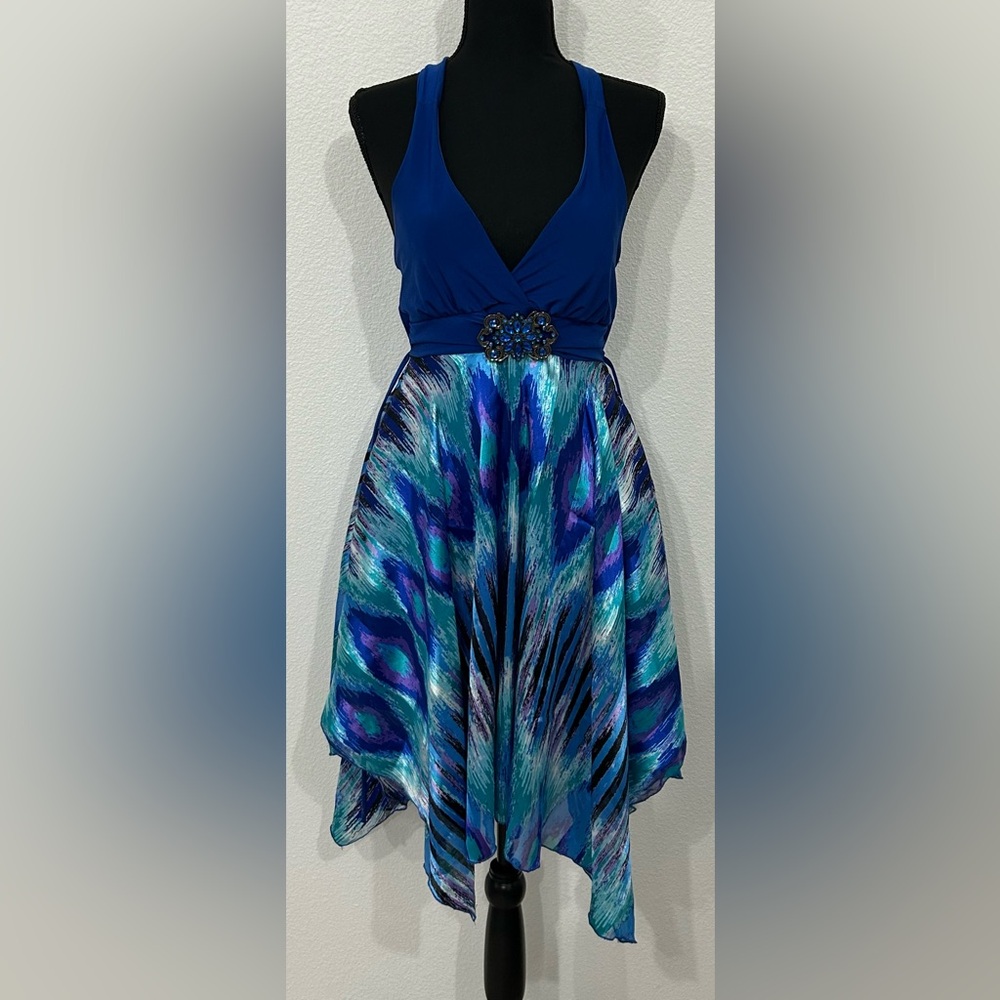 Formal Knee Length Dress - M - Multicolored - Used